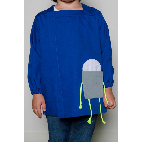 Tablier enfant  bleu ardoise – petit apprenti